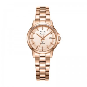 Alexandre Christie AC 1034 Full Rosegold Lady LDBRGLN